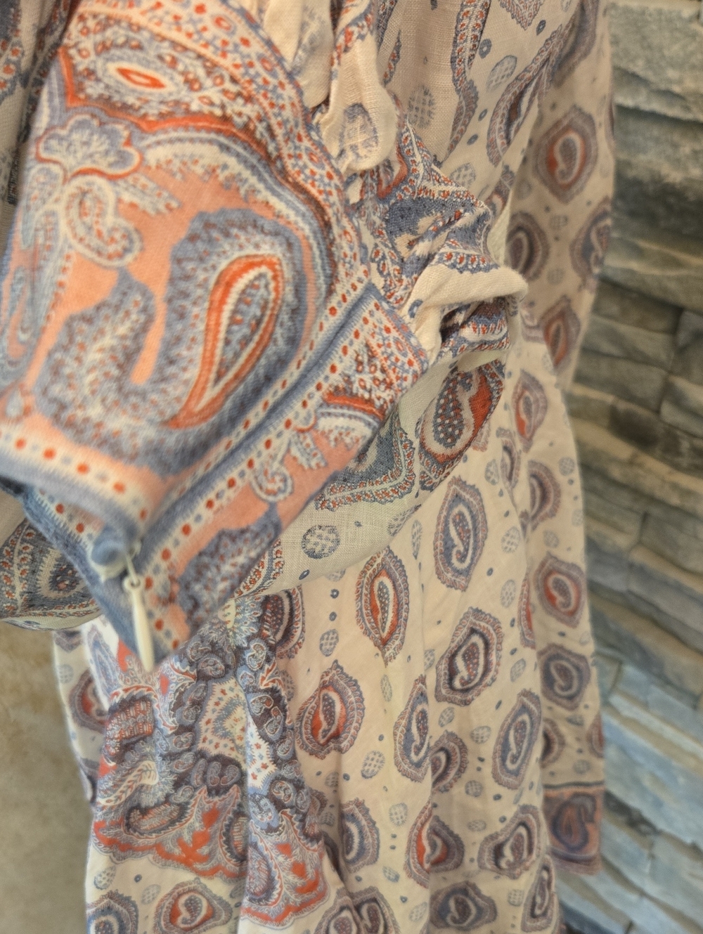 Zimmermann Paisley Belted Mini Dress - Picture 6 of 8